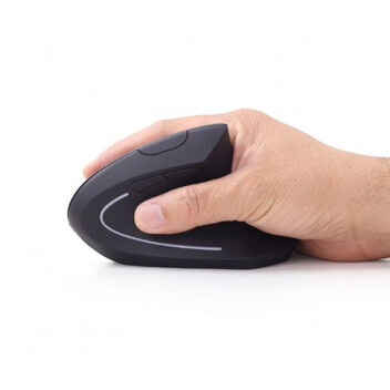 Gembird MUSW-ERGO-0 Ratón Ergonómico Inalámbrico 1600DPI Gembird MUSW-ERGO-0 Ratón Ergonómico Inalámbrico 1600DPI