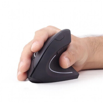 Gembird MUSW-ERGO-0 Ratón Ergonómico Inalámbrico 1600DPI Gembird MUSW-ERGO-0 Ratón Ergonómico Inalámbrico 1600DPI