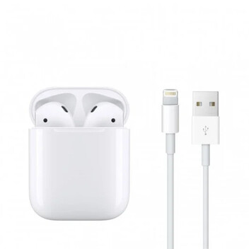 Apple Airpods 2ª Generación Auriculares Inalámbricos con Estuche de Carga Apple Airpods 2ª Generación Auriculares Inalámbricos con Estuche de Carga