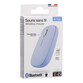 Ratón T'nB MWCOLORBL Bluetooth 1600 DPI Clic Silencioso Ambidiestro Azul