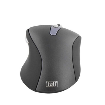 Ratón inalámbrico T'nB MWOFFICE 2400DPI 6 botones diseño ergonómico mano derecha negro