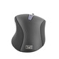 Ratón inalámbrico T'nB MWOFFICE 2400DPI 6 botones diseño ergonómico mano derecha negro