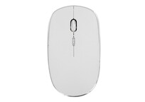 Ratón T'nB MWRUBBY1 Inalámbrico 1600 DPI Ambidextro Clic Silencioso Plata/Blanco