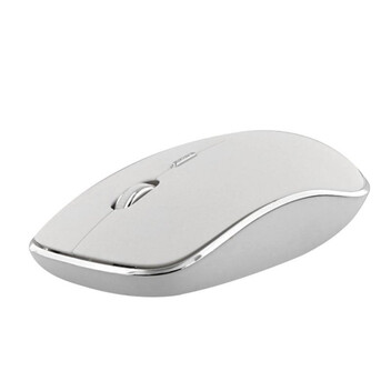 Ratón T'nB MWRUBBY1 Inalámbrico 1600 DPI Ambidextro Clic Silencioso Plata/Blanco Ratón T'nB MWRUBBY1 Inalámbrico 1600 DPI Ambidextro Clic Silencioso Plata/Blanco