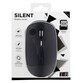 Ratón inalámbrico T'nB MWRUBBY2 1600 DPI Ambidextro Negro Plata Clic Silencioso Ratón inalámbrico T'nB MWRUBBY2 1600 DPI Ambidextro Negro Plata Clic Silencioso