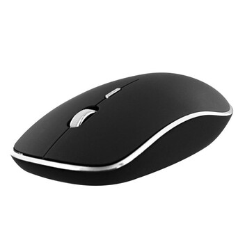 Ratón inalámbrico T'nB MWRUBBY2 1600 DPI Ambidextro Negro Plata Clic Silencioso Ratón inalámbrico T'nB MWRUBBY2 1600 DPI Ambidextro Negro Plata Clic Silencioso