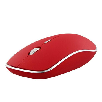Ratón inalámbrico T'nB MWRUBBY6 Ambidextro 1600 DPI Rojo Plata clic silencioso Ratón inalámbrico T'nB MWRUBBY6 Ambidextro 1600 DPI Rojo Plata clic silencioso