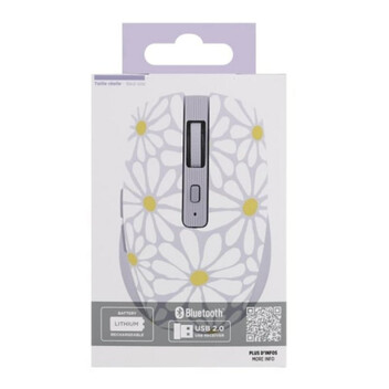 Ratón T'nB MWXFLOWER Bluetooth USB 1600 DPI 6 Botones Recargable Multicolor Ratón T'nB MWXFLOWER Bluetooth USB 1600 DPI 6 Botones Recargable Multicolor
