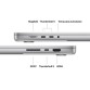 Portátil Apple MacBook Pro Apple M4 Pro 14 Núcleos/48GB/512GB SSD/GPU 20 Núcleos/16" Plata Portátil Apple MacBook Pro Apple M4 Pro 14 Núcleos/48GB/512GB SSD/GPU 20 Núcleos/16" Plata