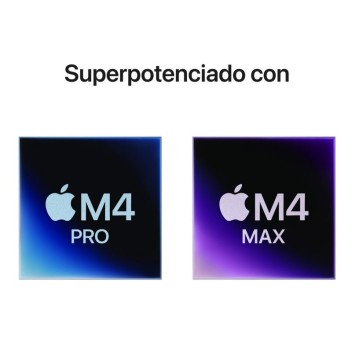 Portátil Apple MacBook Pro Apple M4 Pro 14 Núcleos/48GB/512GB SSD/GPU 20 Núcleos/16" Negro Espacial Portátil Apple MacBook Pro Apple M4 Pro 14 Núcleos/48GB/512GB SSD/GPU 20 Núcleos/16" Negro Espacial