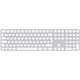 Apple Magic Keyboard con Touch ID Teclado Numérico y Puerto USB-C Plata