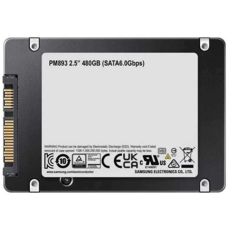 Samsung PM893 480GB SSD 2.5" V-NAND TCL SATA 3