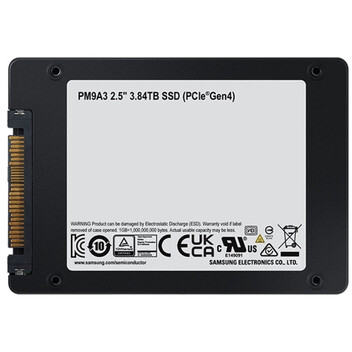 Disco Duro Samsung PM9A3 3.84 TB SSD 2.5" PCI Express 4.0 NVMe V-NAND TLC Disco Duro Samsung PM9A3 3.84 TB SSD 2.5" PCI Express 4.0 NVMe V-NAND TLC