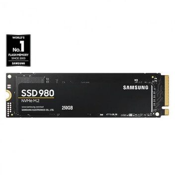 Samsung 980 SSD 250GB PCIe 3.0 NVMe M.2 Samsung 980 SSD 250GB PCIe 3.0 NVMe M.2
