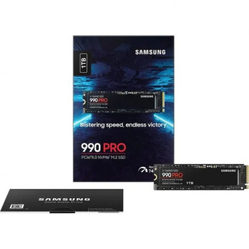 Samsung 990 PRO 1TB SSD PCIe 4.0 NVMe M.2 Samsung 990 PRO 1TB SSD PCIe 4.0 NVMe M.2