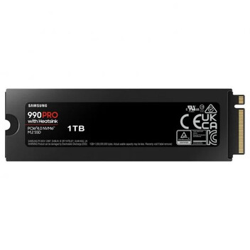 Samsung 990 PRO 1TB SSD PCIe 4.0 NVMe M.2 con Disipador Térmico Samsung 990 PRO 1TB SSD PCIe 4.0 NVMe M.2 con Disipador Térmico