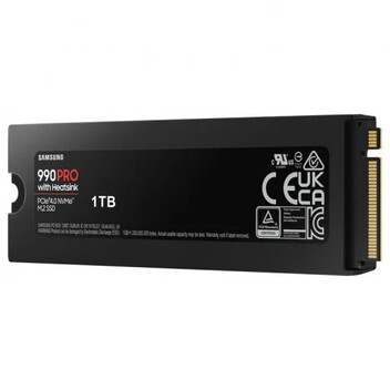 Samsung 990 PRO 1TB SSD PCIe 4.0 NVMe M.2 con Disipador Térmico Samsung 990 PRO 1TB SSD PCIe 4.0 NVMe M.2 con Disipador Térmico