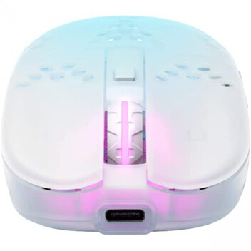 Xtrfy MZ1 Ratón Inalámbrico Gaming RGB Blanco