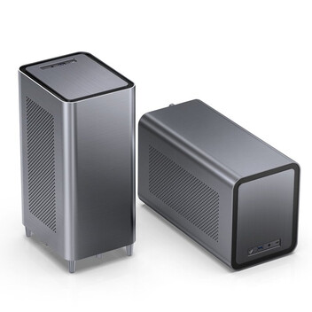 Torre PC Torre Jonsbo N1 Mini ITX Gris Aluminio Acero SFX Home Office