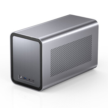 Torre PC Torre Jonsbo N1 Mini ITX Gris Aluminio Acero SFX Home Office