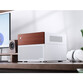 Torre PC Caja PC Jonsbo N4 WHITE Micro Torre Blanco ITX micro ATX Acero Madera Gaming