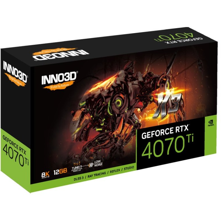 Inno3D GeForce RTX 4070 Ti X3 12GB GDDR6X DLSS3