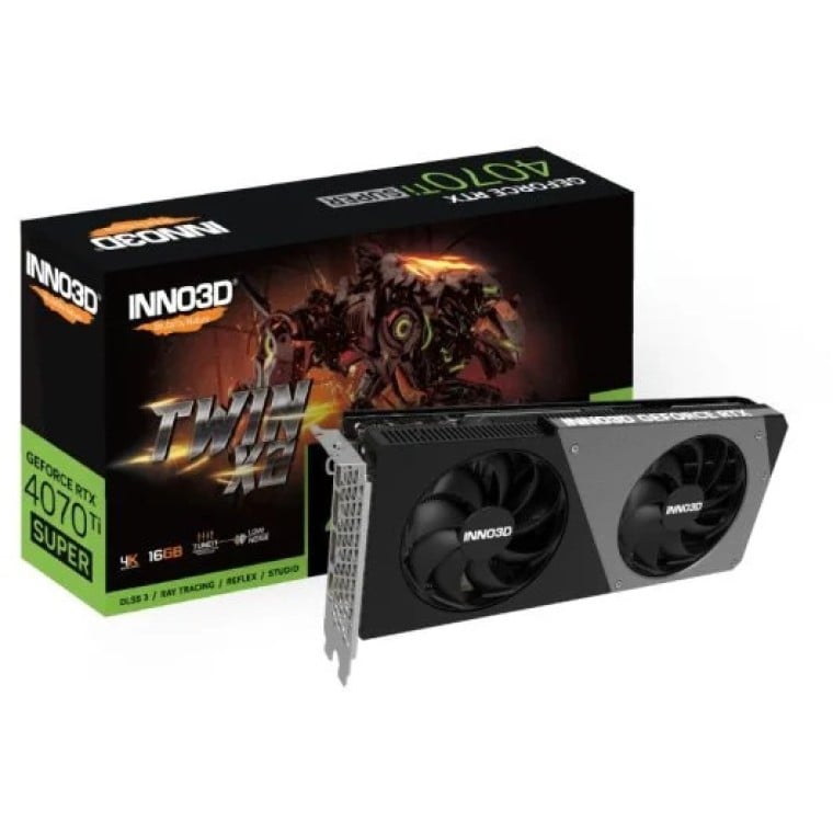 Inno3D GeForce RTX 4070 Ti SUPER TWIN X2 16GB GDDR6X DLSS3