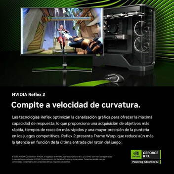 Tarjeta Gráfica INNO3D GeForce RTX 5060 Ti TWIN X2 OC 8GB GDDR7 Reflex 2 RTX AI DLSS4 Tarjeta Gráfica INNO3D GeForce RTX 5060 Ti TWIN X2 OC 8GB GDDR7 Reflex 2 RTX AI DLSS4