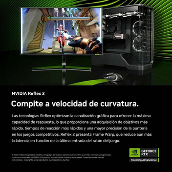 Tarjeta Gráfica INNO3D GeForce RTX 5060 Ti TWIN X2 OC 8GB GDDR7 Reflex 2 RTX AI DLSS4 Blanca