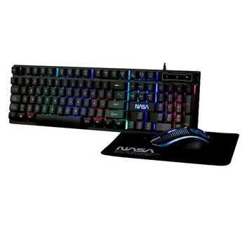 Nasa Kit Gaming Pegasus 3 En 1 Teclado + Ratón + Alfombrilla Nasa Kit Gaming Pegasus 3 En 1 Teclado + Ratón + Alfombrilla