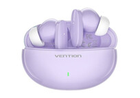 Vention NBFV0 Auriculares Inalámbricos Bluetooth con Estuche de Carga y Autonomía 7h Violeta