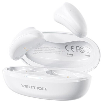 Vention Tiny T11 NBJW0 Auriculares Bluetooth con Estuche de Carga y Autonomía de 8h Blancos