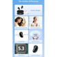 Vention Tiny T11 NBJW0 Auriculares Bluetooth con Estuche de Carga y Autonomía de 8h Blancos