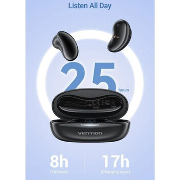 Vention Tiny T11 NBJW0 Auriculares Bluetooth con Estuche de Carga y Autonomía de 8h Blancos