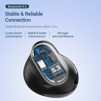 Vention Tiny T12 NBLW0 Auriculares Bluetooth con Estuche de Carga y Autonomía de 6h Blancos