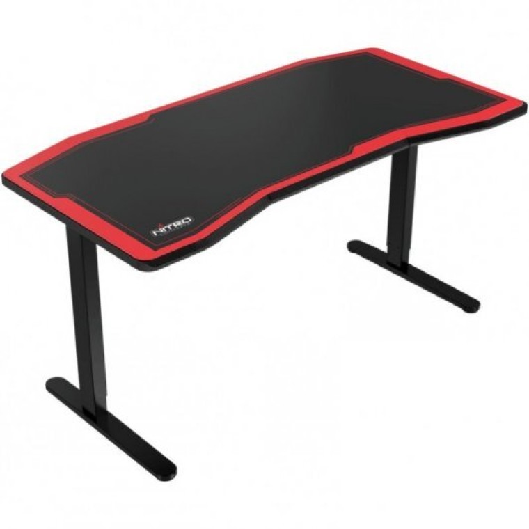 Nitro Concepts D16M Mesa Gaming Roja/Negra