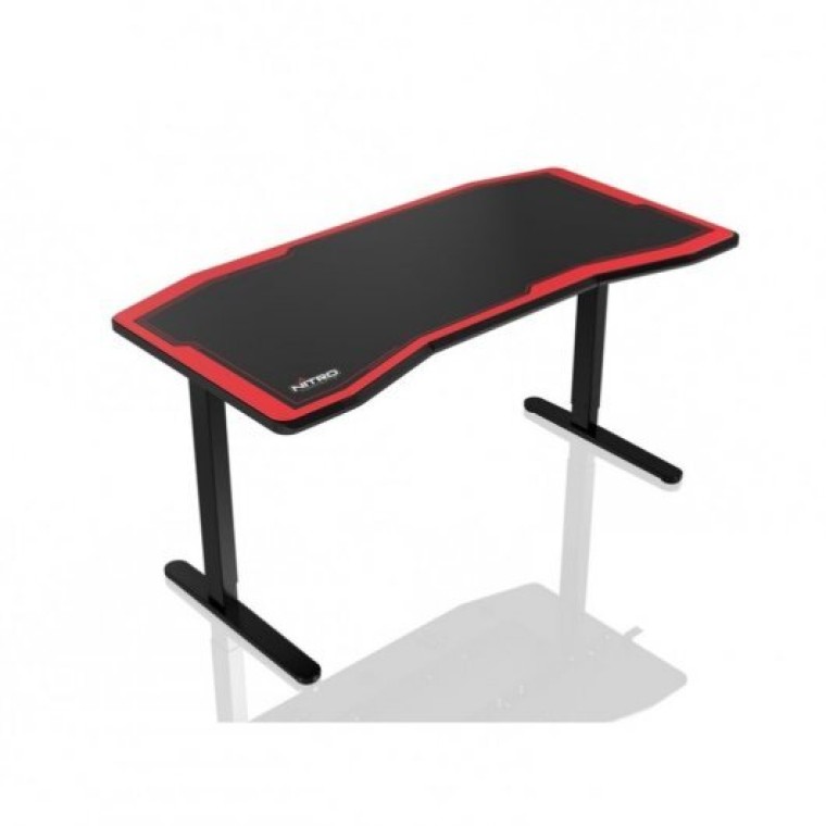 Nitro Concepts D16M Mesa Gaming Roja/Negra