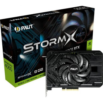 Palit GeForce RTX 4060 StormX 8GB GDDR6 DLSS 3 Palit GeForce RTX 4060 StormX 8GB GDDR6 DLSS 3
