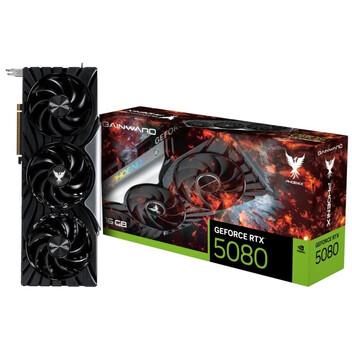 Tarjeta Gráfica Gainward GeForce RTX 5080 Phoenix 16GB GDDR7 Reflex 2 RTX AI DLSS4