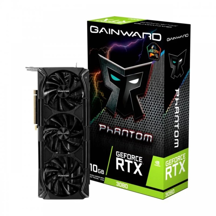 Gainward GeForce RTX 3080 PHANTOM+ LHR 10GB GDDR6X