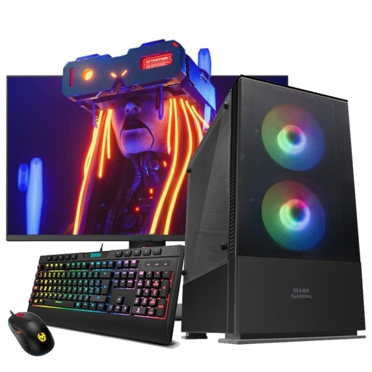 NeoPC Pack Gamer AMD Ryzen 5 8600G/16 GB/480GB SSD Monitor 27" FullHD + Combo