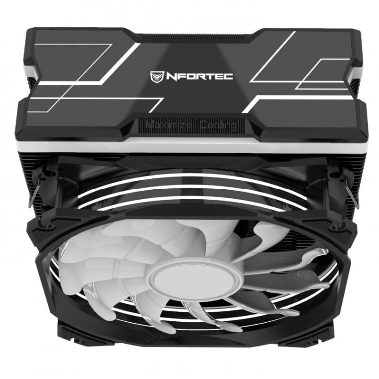 Nfortec Centaurus X 4Pipes ARGB Ventilador CPU 120mm Negro