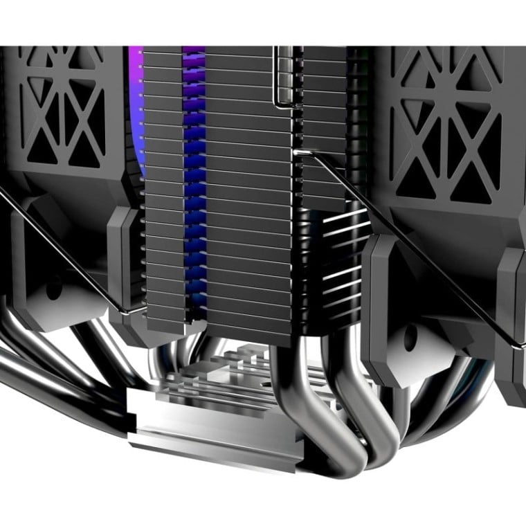 Nfortec SCULPTOR X Ventilador CPU Doble 6 Pipes 2x120mm A-RGB PWM Negro