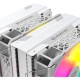 Nfortec SCULPTOR X Ventilador CPU Doble 6 Pipes 2x120mm A-RGB PWM Blanco