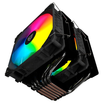 Nfortec Sculptor X2 Ventilador CPU 2x120mm ARGB TDP hasta 240W Negro Nfortec Sculptor X2 Ventilador CPU 2x120mm ARGB TDP hasta 240W Negro