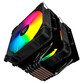 Nfortec Sculptor X2 Ventilador CPU 2x120mm ARGB TDP hasta 240W Negro Nfortec Sculptor X2 Ventilador CPU 2x120mm ARGB TDP hasta 240W Negro
