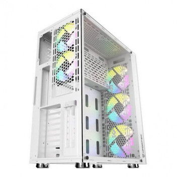 Nfortec Aqueronte Cristal Templado USB 3.0 ARGB Blanca Nfortec Aqueronte Cristal Templado USB 3.0 ARGB Blanca