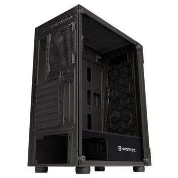 Nfortec Azir Black Cristal Templado USB 3.0 Negra Nfortec Azir Black Cristal Templado USB 3.0 Negra