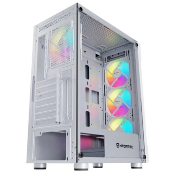 Nfortec Azir White Cristal templado USB 3.0 Blanca Nfortec Azir White Cristal templado USB 3.0 Blanca