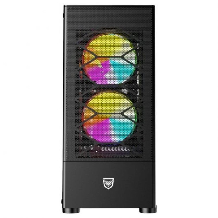 Nfortec Caelum Black RGB Cristal Templado USB 3.0